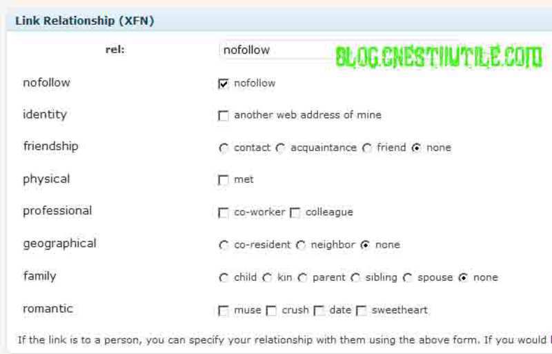 wordpress nofollow option1