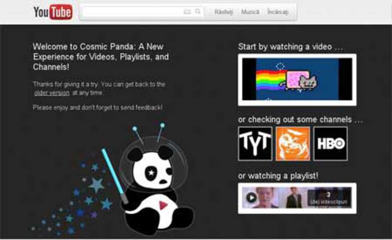 google cosmic panda