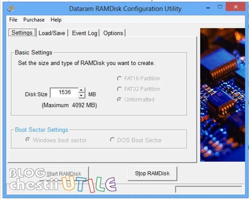 cum folosesc ramdisk