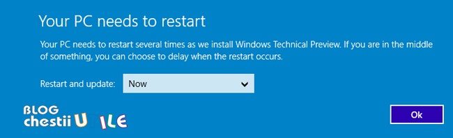 notificare restart windows 10
