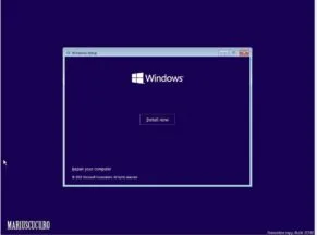 inceput logo windows 10