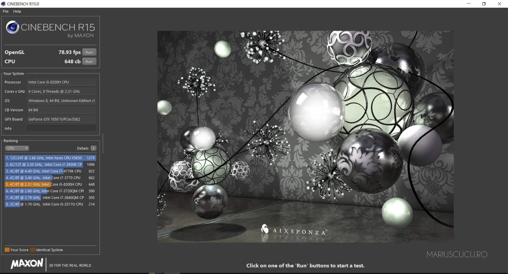 test cinebench