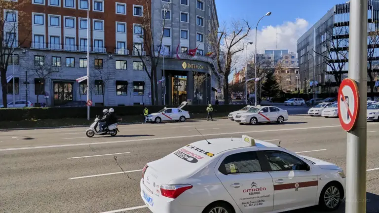 politie opreste taxi madrid