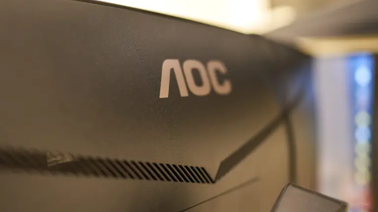 aoc logo monitor spate