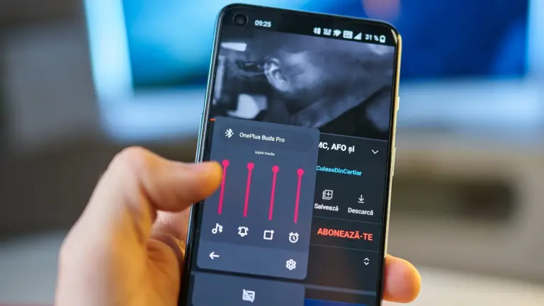 audio telefon oneplus setari