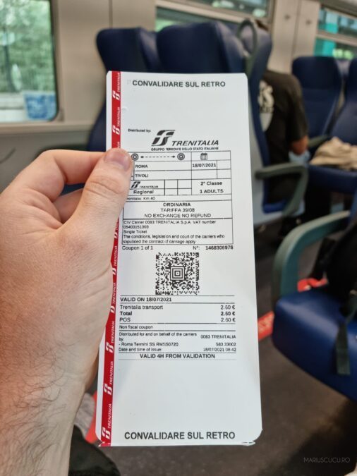 bilet tren italia