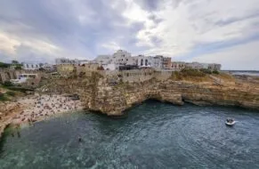 nori si ploaie polignano a mare