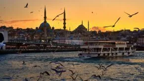poza apus istanbul