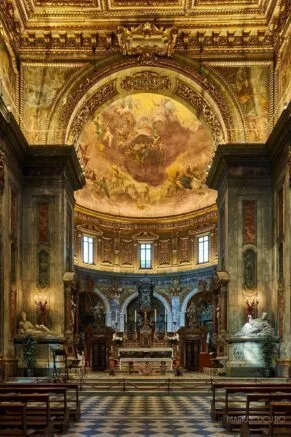 interior florenta biserica