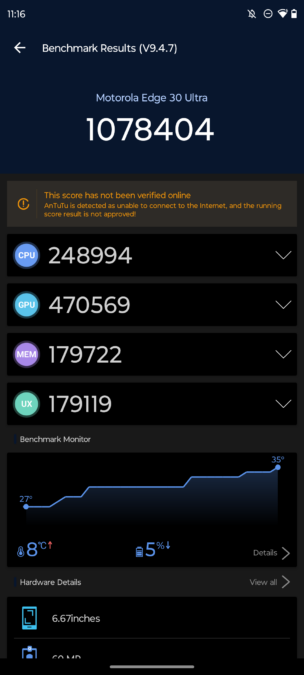 antutu benchmark motorola