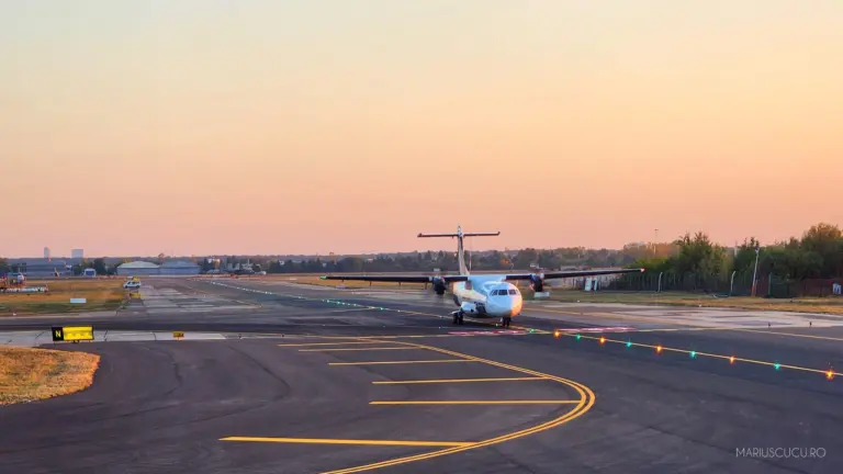 avion pista otopeni