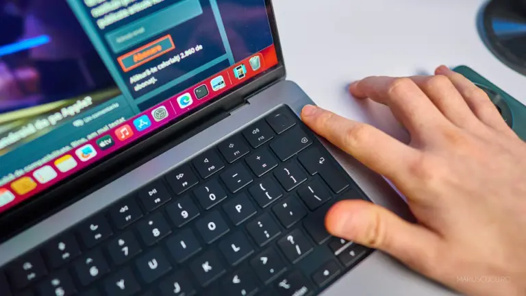 senzor amprenta macbook pro