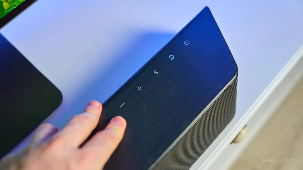 butoane touchscreen soundbar