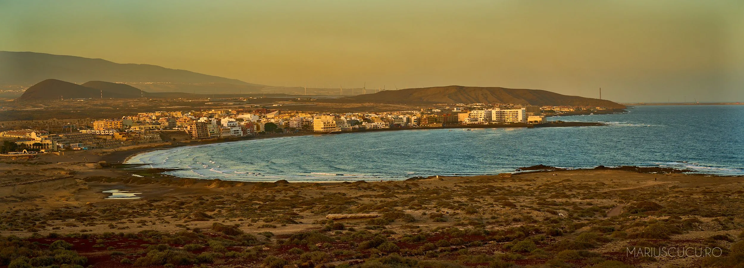 panorama apus tenerife