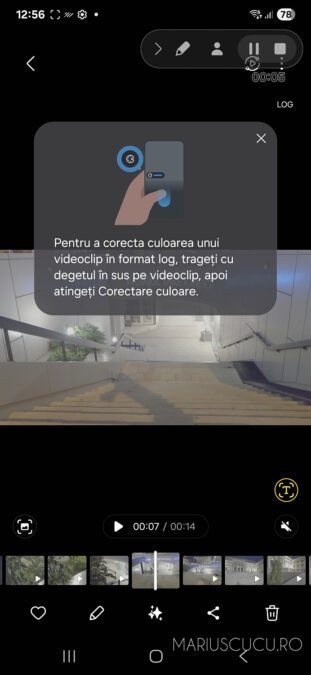 corectare fisier log