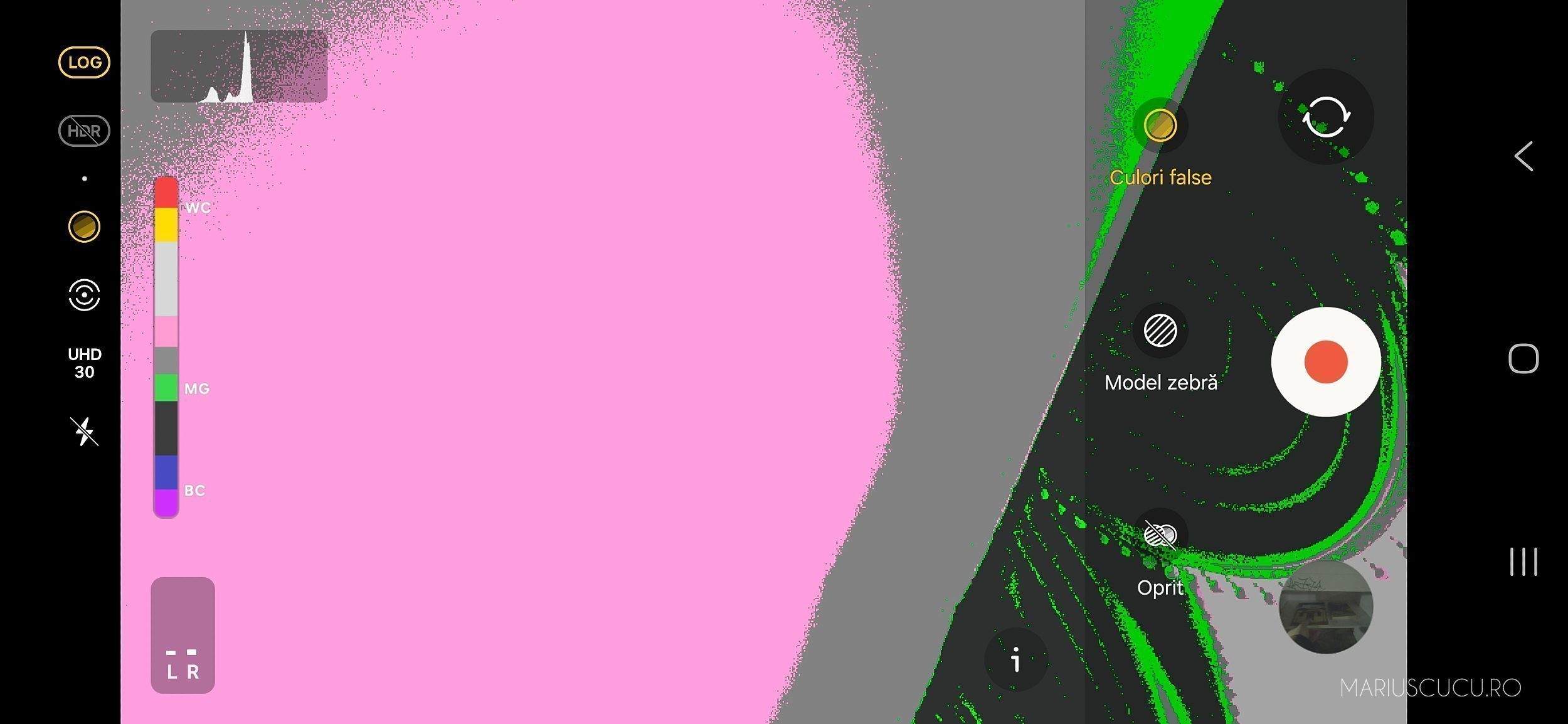 false color Samsung