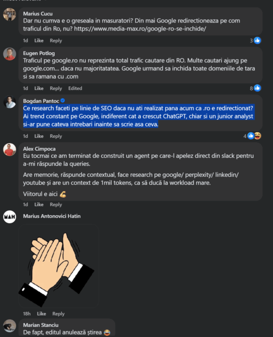 comentarii facebook