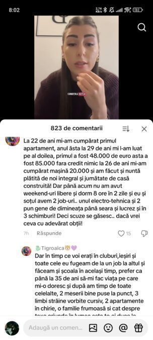 comentariu tiktok