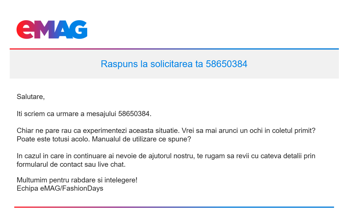 comanda emag canapea