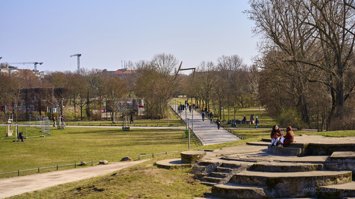 parc berlin oameni